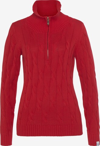 DELMAO Sweater in Red: front