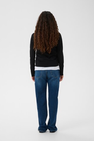 InWear Gebreid vest 'MIKO' in Zwart