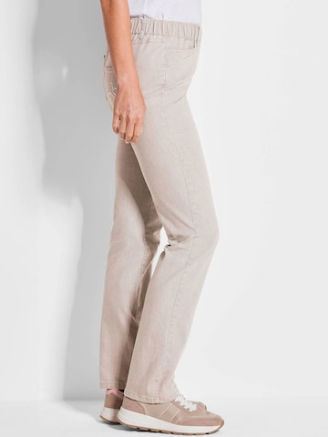 Goldner Regular Jeans 'LOUISA' in Beige