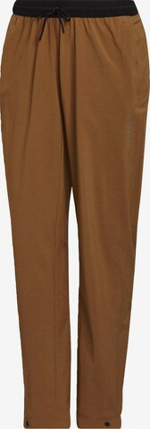 Pantalon outdoor 'Liteflex' ADIDAS TERREX en marron : devant