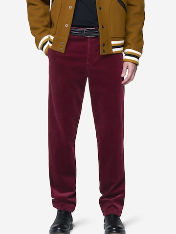 Regular Pantalon chino 'Roma 2-8621' MEYER en rouge : devant