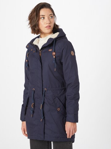 Ragwear Téli parka 'ELBA' - kék: elől