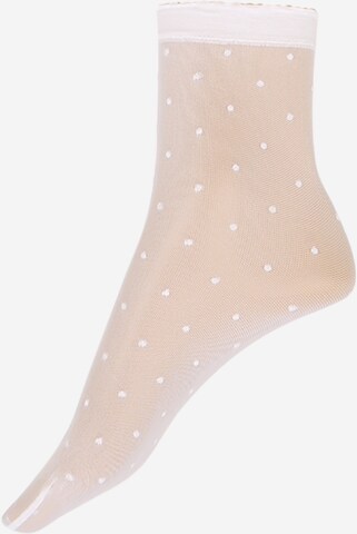 Chaussettes FALKE en blanc : devant