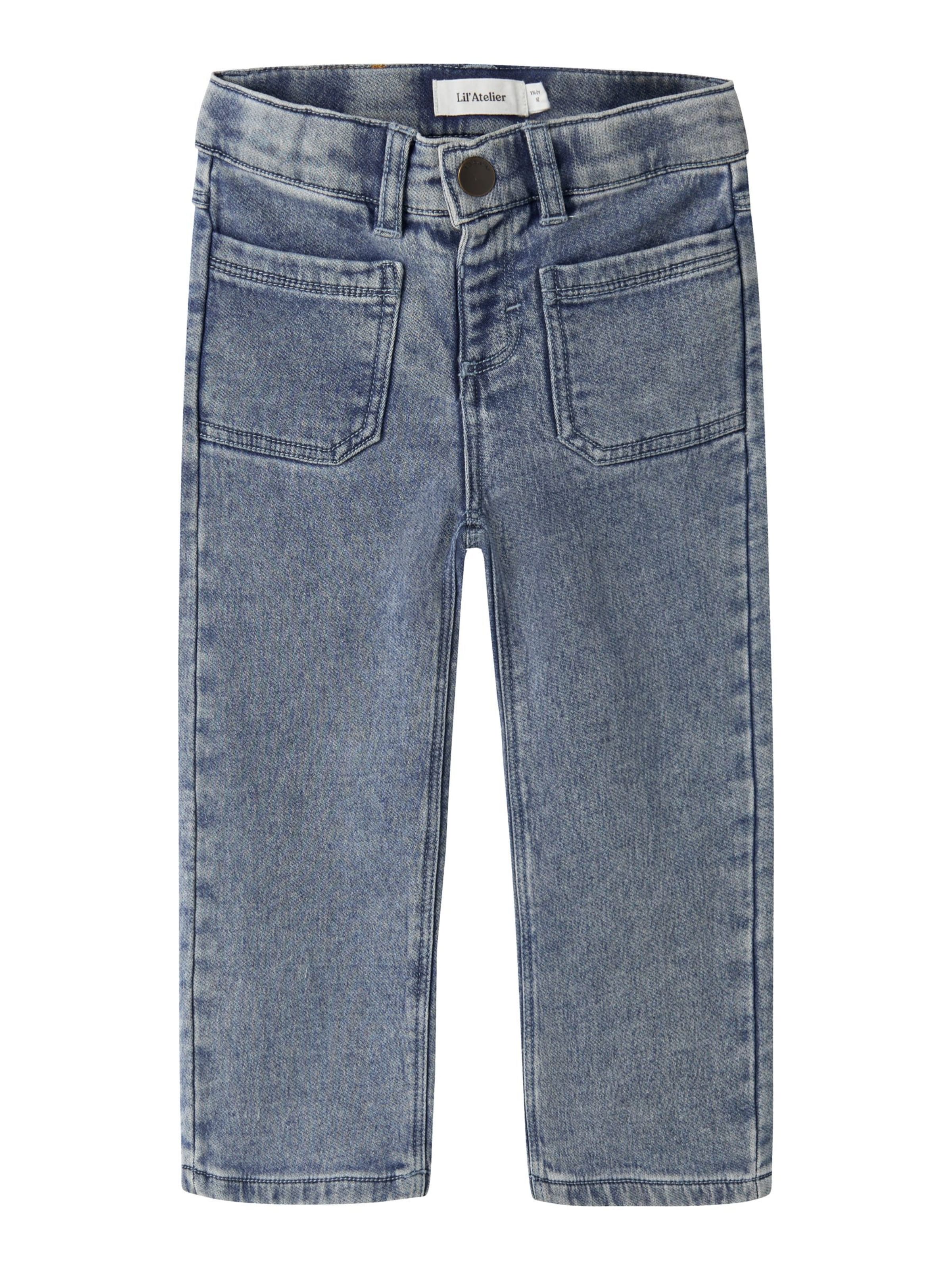 Lil'Atelier regular Jeans i blå: forside