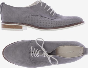 COX Flats & Loafers in 39 in Grey: front