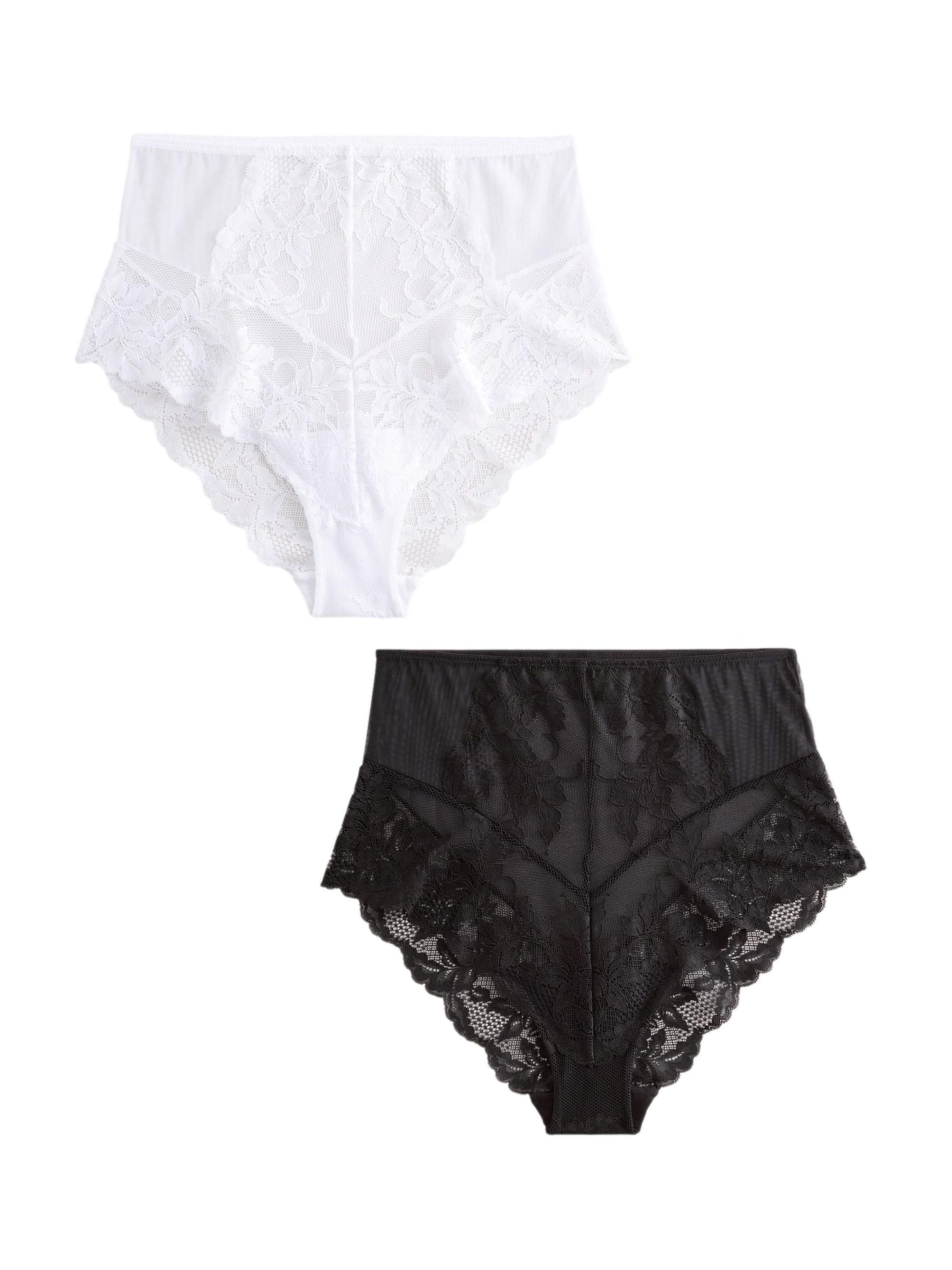 juoda Next Kelnaitės paaukštintu liemeniu: priekis