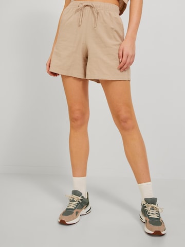 JJXX Loose fit Pants 'Amy' in Brown: front