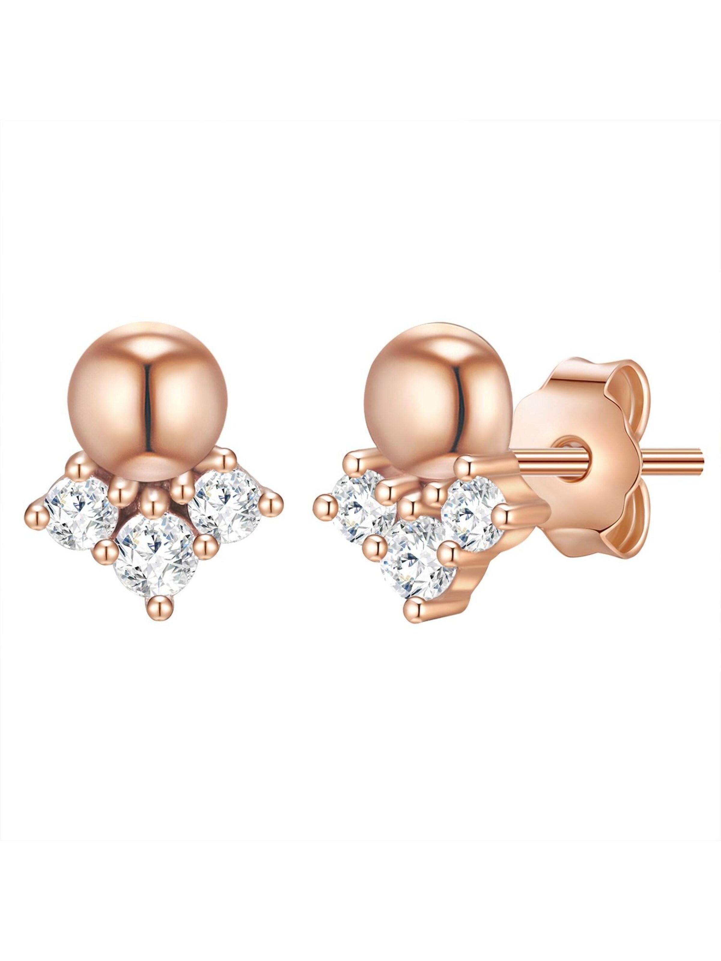 Boucles d'oreilles Glanzstücke München en or : devant