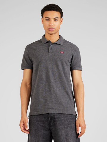 LEVI'S ® Тениска 'Housemark Polo' в сиво: отпред