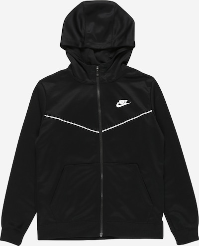 Džemperis iš Nike Sportswear, spalva – juoda / balta, Prekių apžvalga