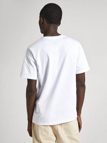 Pepe Jeans Μπλουζάκι 'CLIFTON' σε λευκό