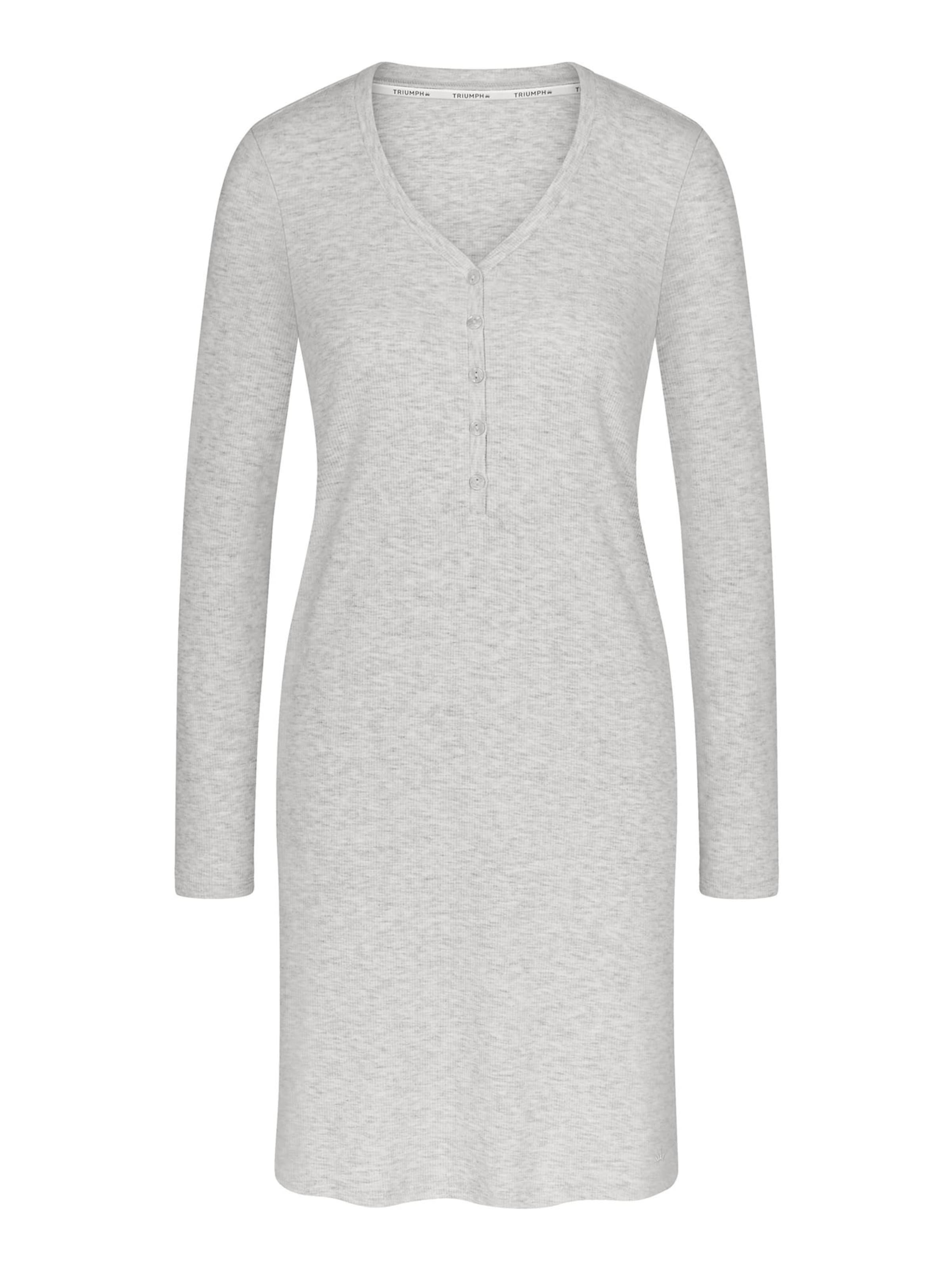 TRIUMPH Nightgown ' Red Label Mix & Match ' in Grey: front