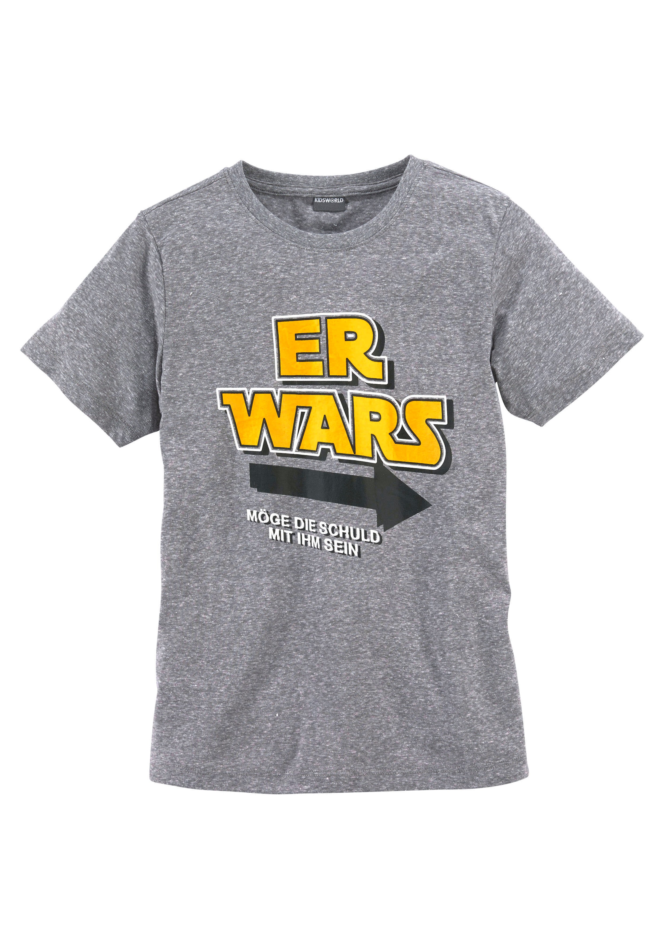 Kidsworld Shirt in Grey: front