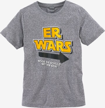 Kidsworld Shirt in Grey: front