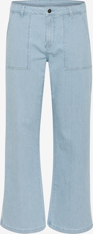 CULTURE רגיל ג'ינס 'Milky' בכחול: מלפנים