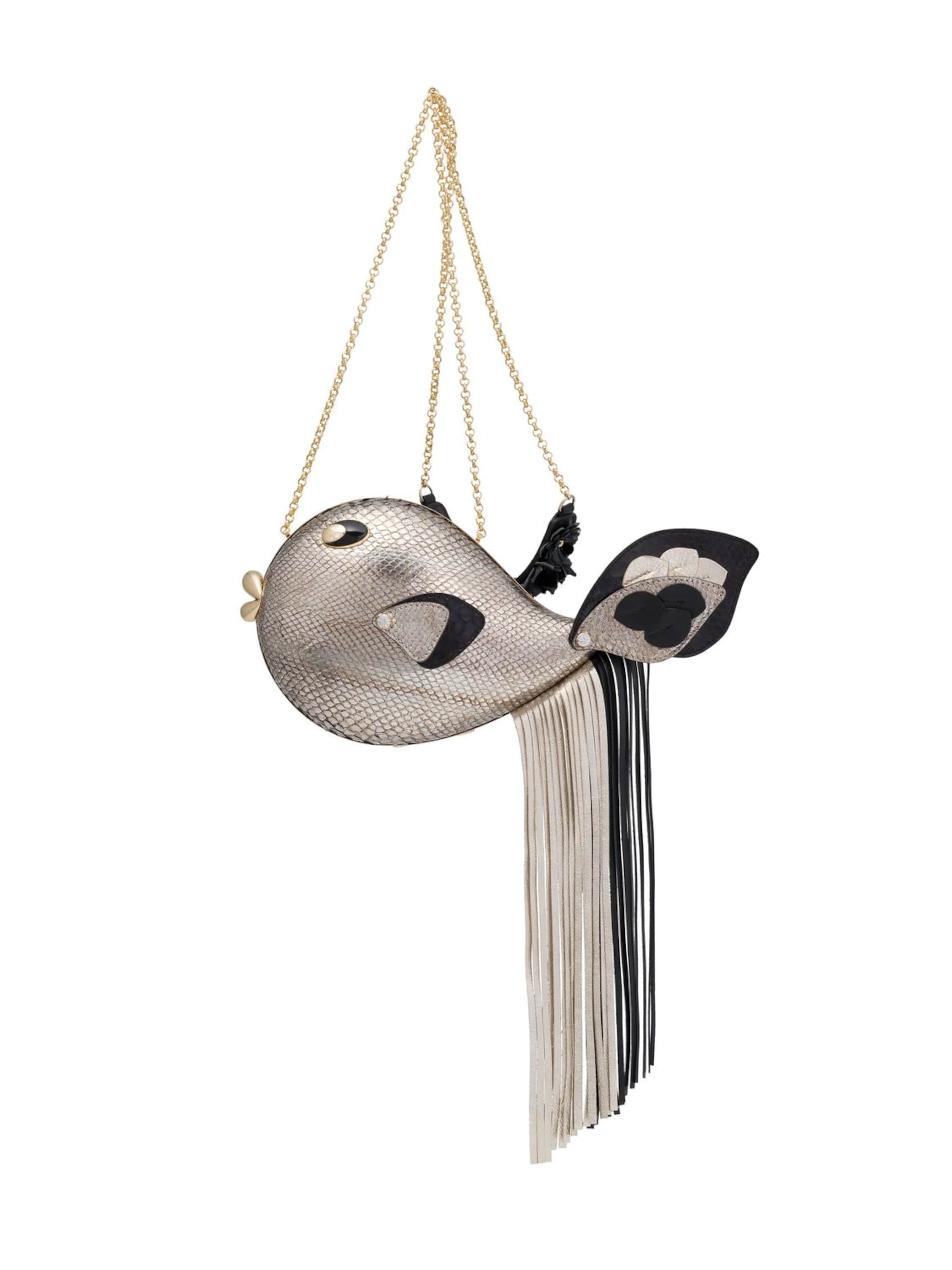 Braccialini Clutch 'Tema'‌‌‌‌‌ in Silber: Vorderseite