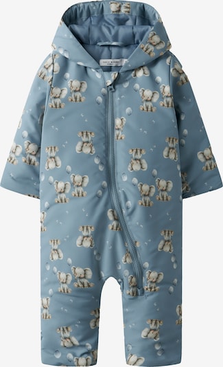 NAME IT Tehničko odijelo 'NBMMAX' u bež / morsko plava / siva, Pregled proizvoda