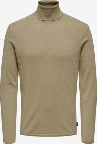 Only & Sons Sweater 'GARSON' in Beige: front