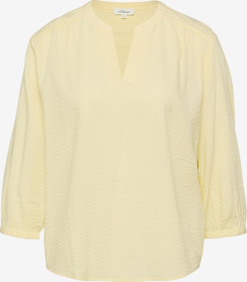 Chemisier s.Oliver en jaune : devant