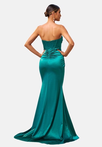 Moda Minx Abendkleid 'Daisy Long Slit Dress' in Grün