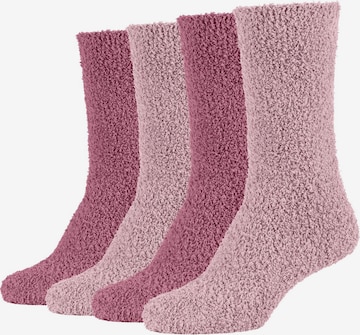 Chaussettes camano en rose : devant