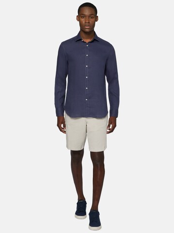 Boggi Milano Regular fit Button Up Shirt in Blue