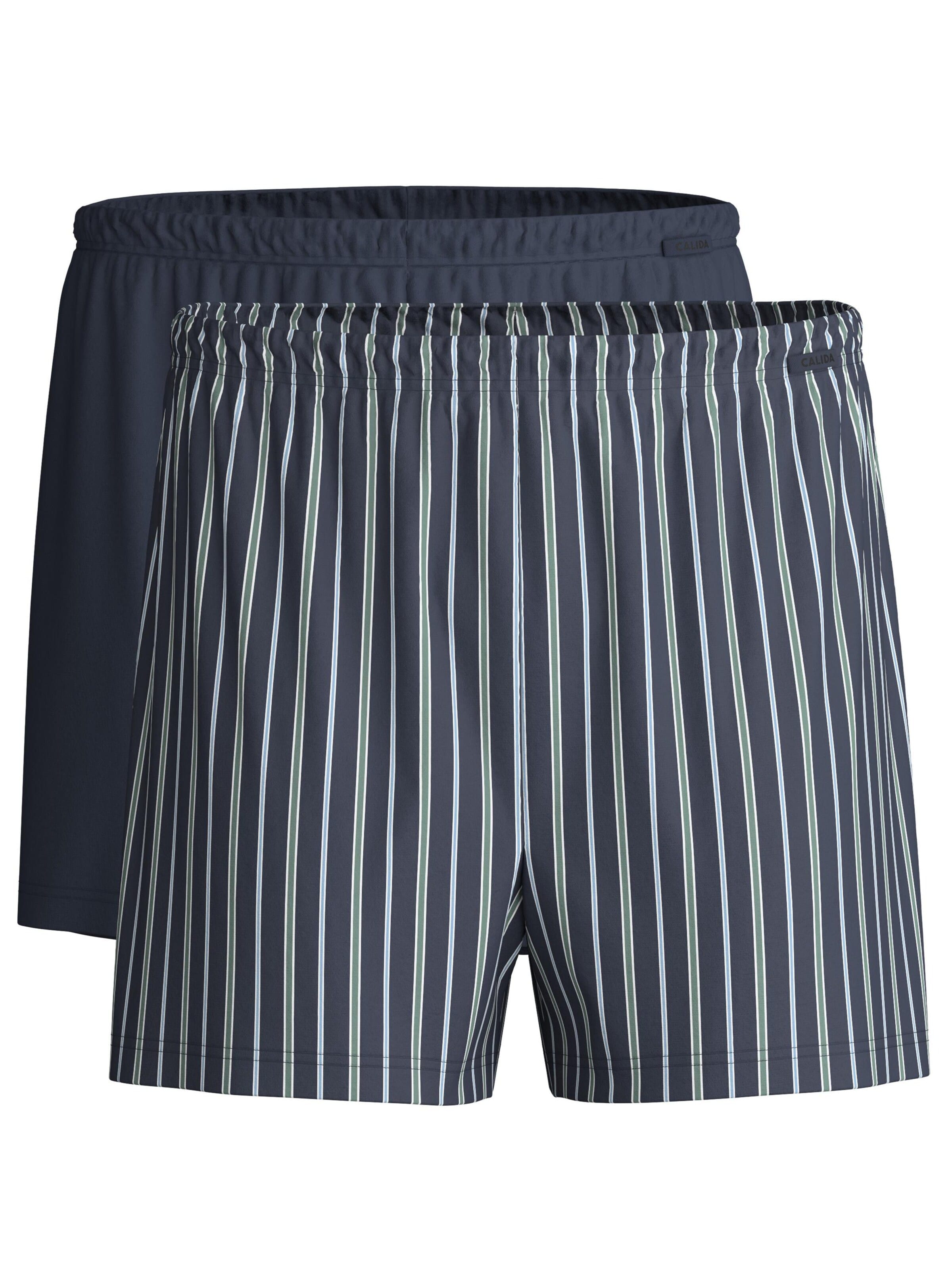 Boxers 'Cotton Special' CALIDA en bleu : devant