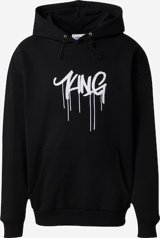 ABOUT YOU x Kingsley Coman - Sweatshirt 'Liam' em preto: frente