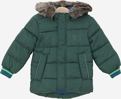 s.Oliver Winterjacke in braun / smaragd / dunkelgrün, Produktansicht