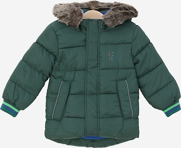 s.Oliver Winter Jacket in Green: front