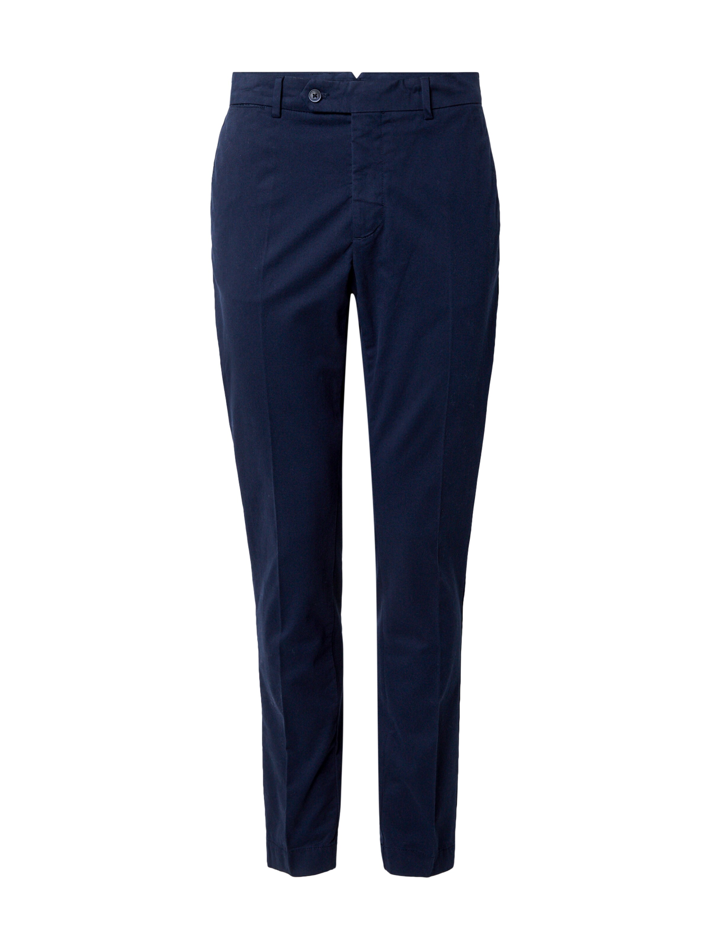 Coupe slim Pantalon chino 'KENSINGTON' Hackett London en bleu : devant