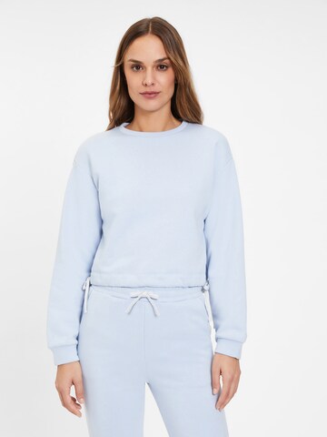 LASCANA Sweatshirt in Blue: front