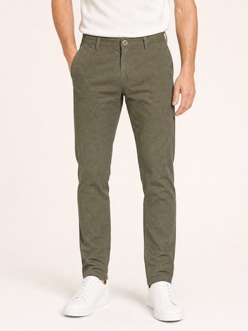 yazubi Chino Pants 'Kyle' in Green: front