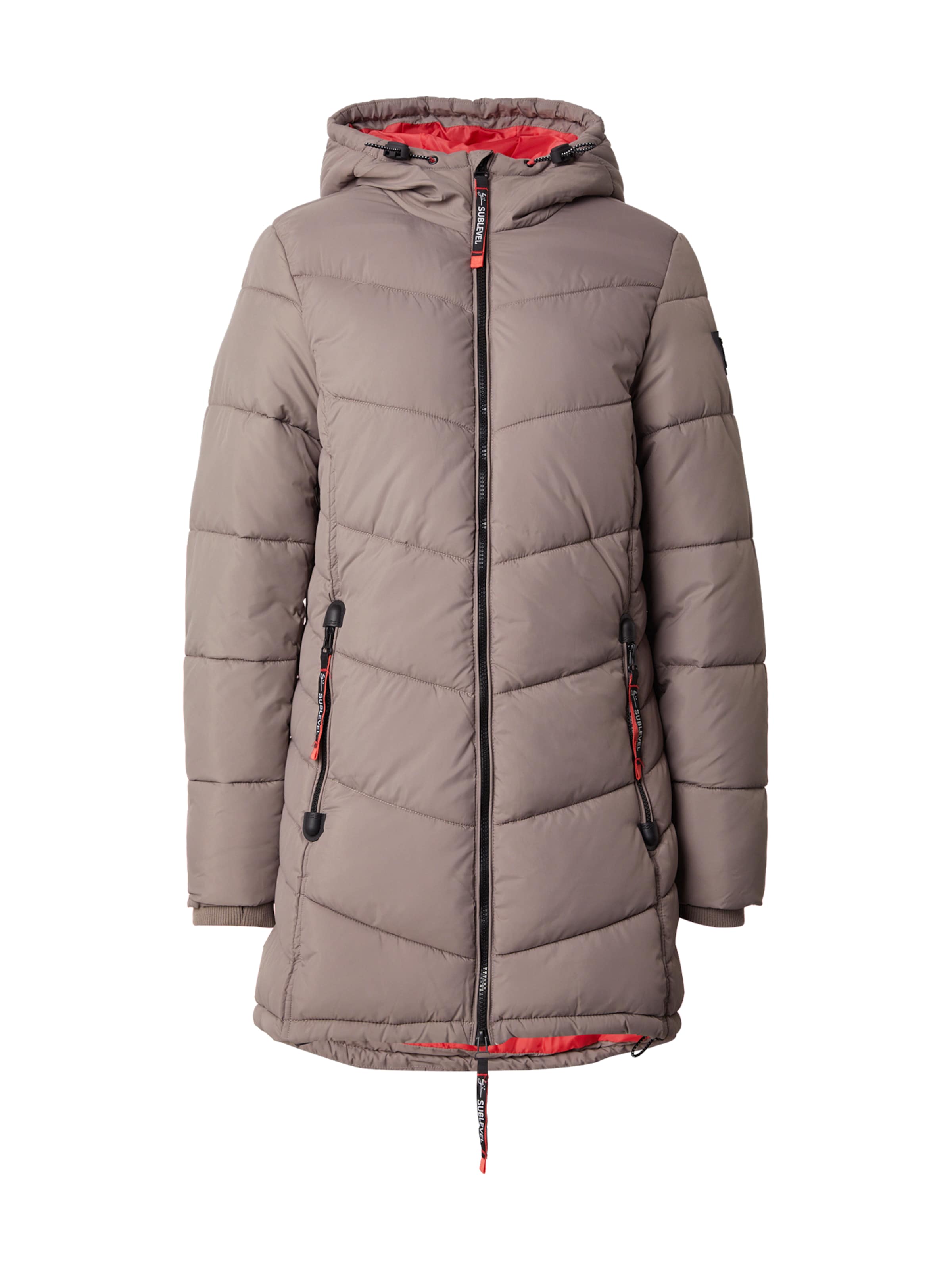 Sublevel Talvitakki värissä ruskea: etupuoli