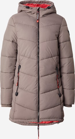 SublevelZimska jakna - smeđa boja: prednji dio