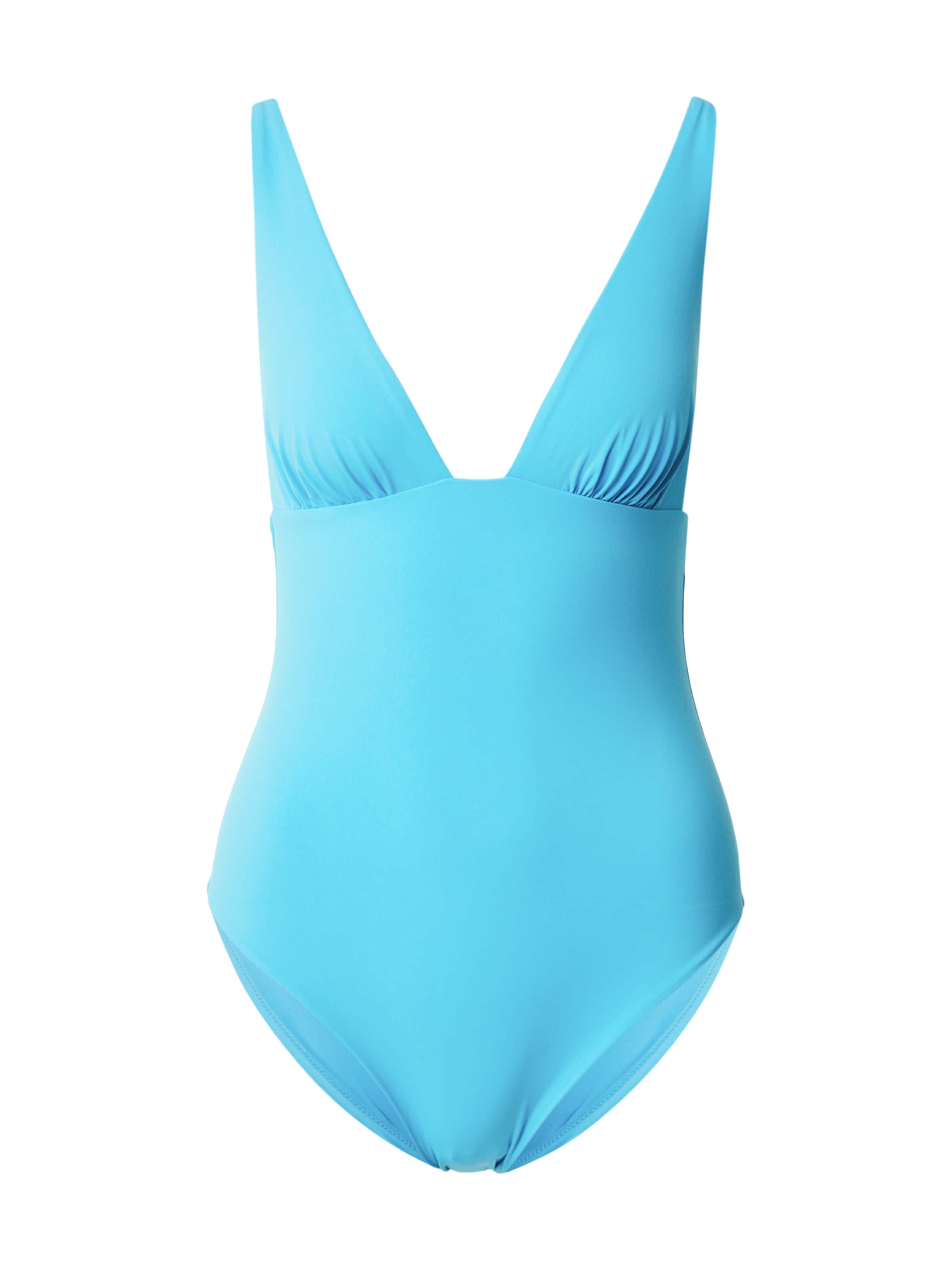 & Other Stories Triangle Swimsuit in Blue: front