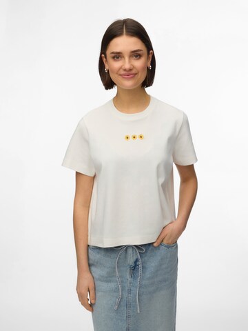 VERO MODA Μπλουζάκι 'VMSARA METTE' σε λευκό: μπροστά