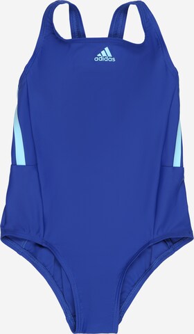 ADIDAS PERFORMANCE Athletic Swimwear in Blue: front