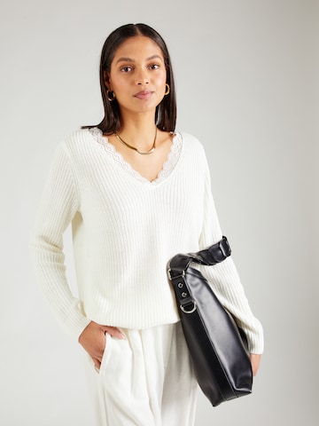 Pull-over 'Lou' VILA en blanc