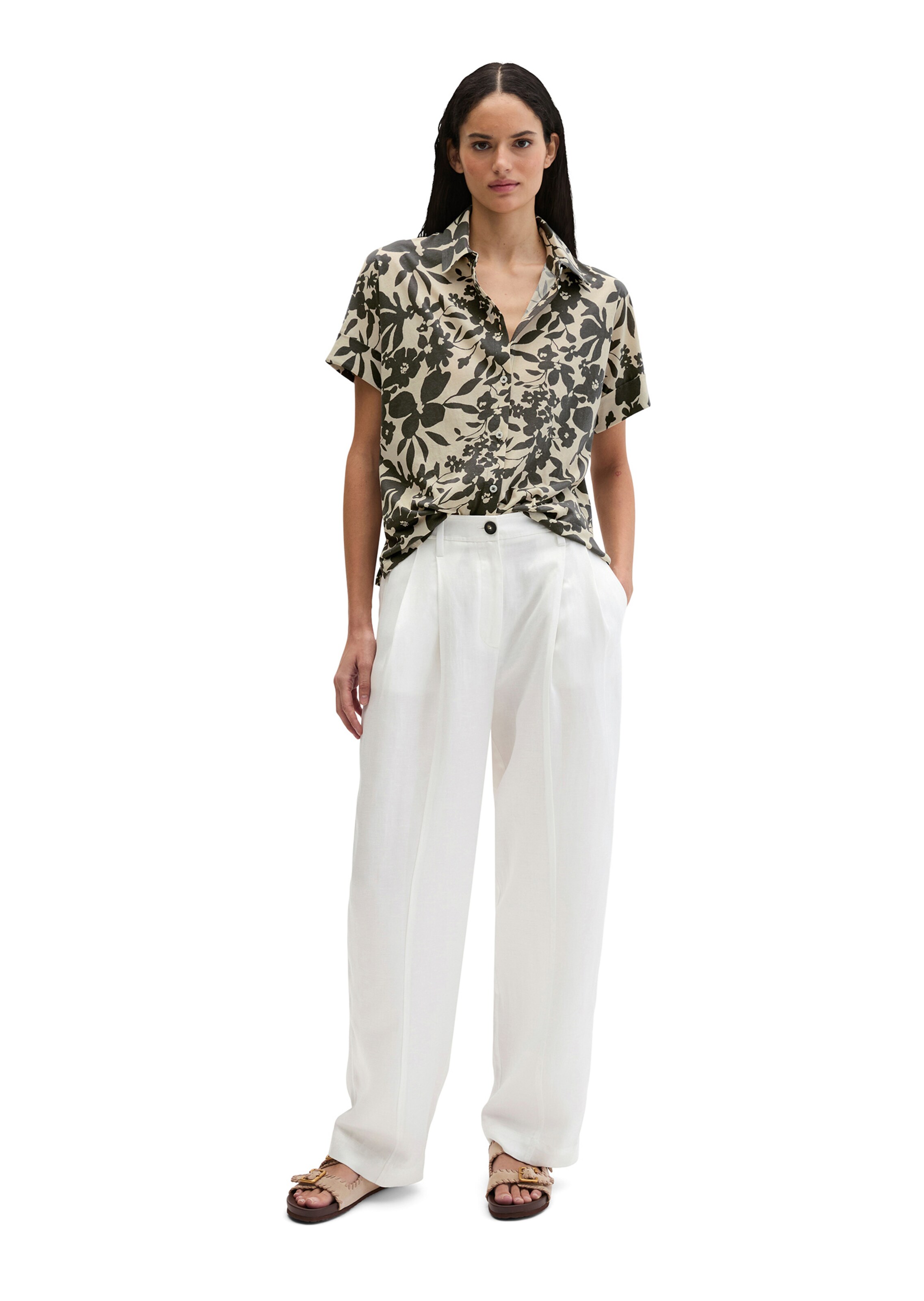 Marc O'Polo Bluse in Grau