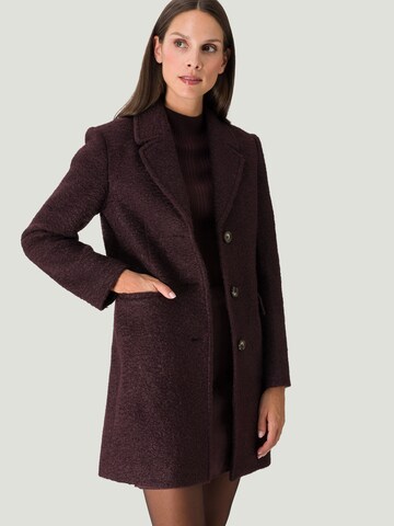 Manteau mi-saison zero en violet : devant