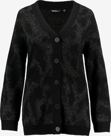 Cardigan Ulla Popken en noir : devant