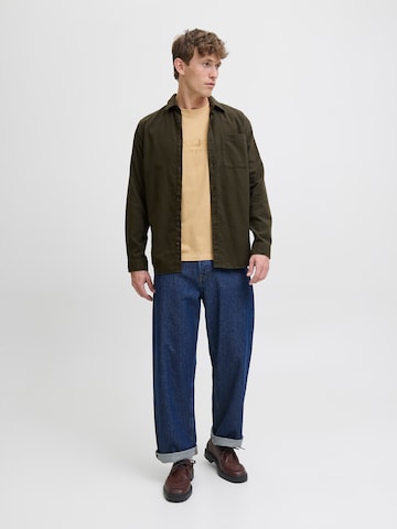 Regular fit Cămașă 'JJJAMES' de la JACK & JONES pe verde
