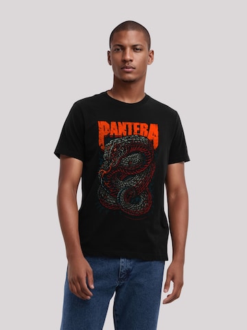 T-Shirt 'Pantera Venomous Snake' F4NT4STIC en noir : devant