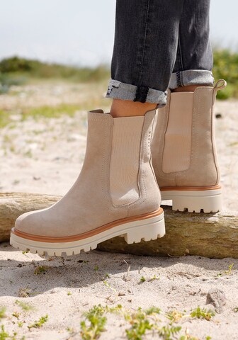 Elbsand Chelsea Boots in Beige