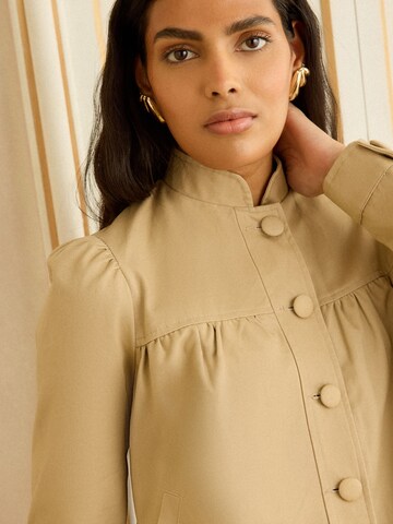 love & roses Prechodná bunda - Hnedá