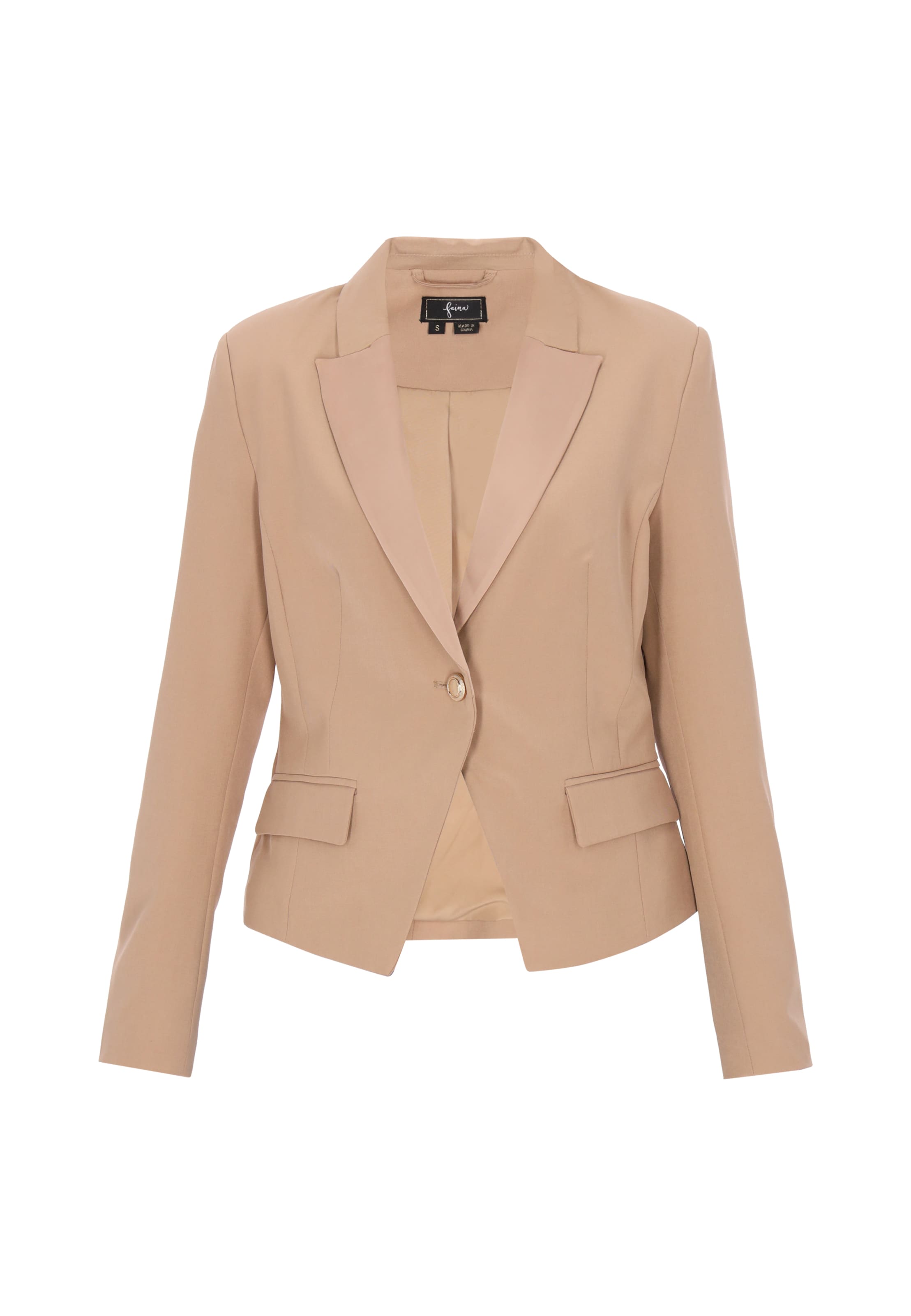 Blazer faina en beige : devant