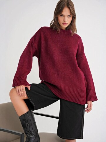 Pullover 'Pullover' di MixRay in rosso: frontale