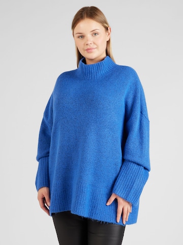 Vero Moda Curve - Pullover 'Phillis' em azul: frente