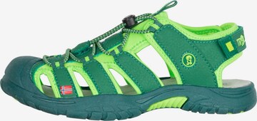 TROLLKIDS Sandals in Green: front